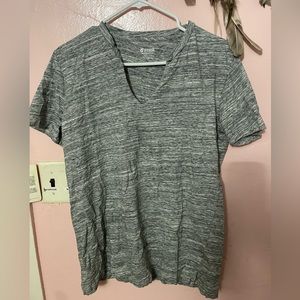 Pink size small grey shirt